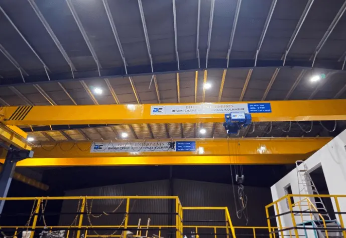Double girder EOT crane